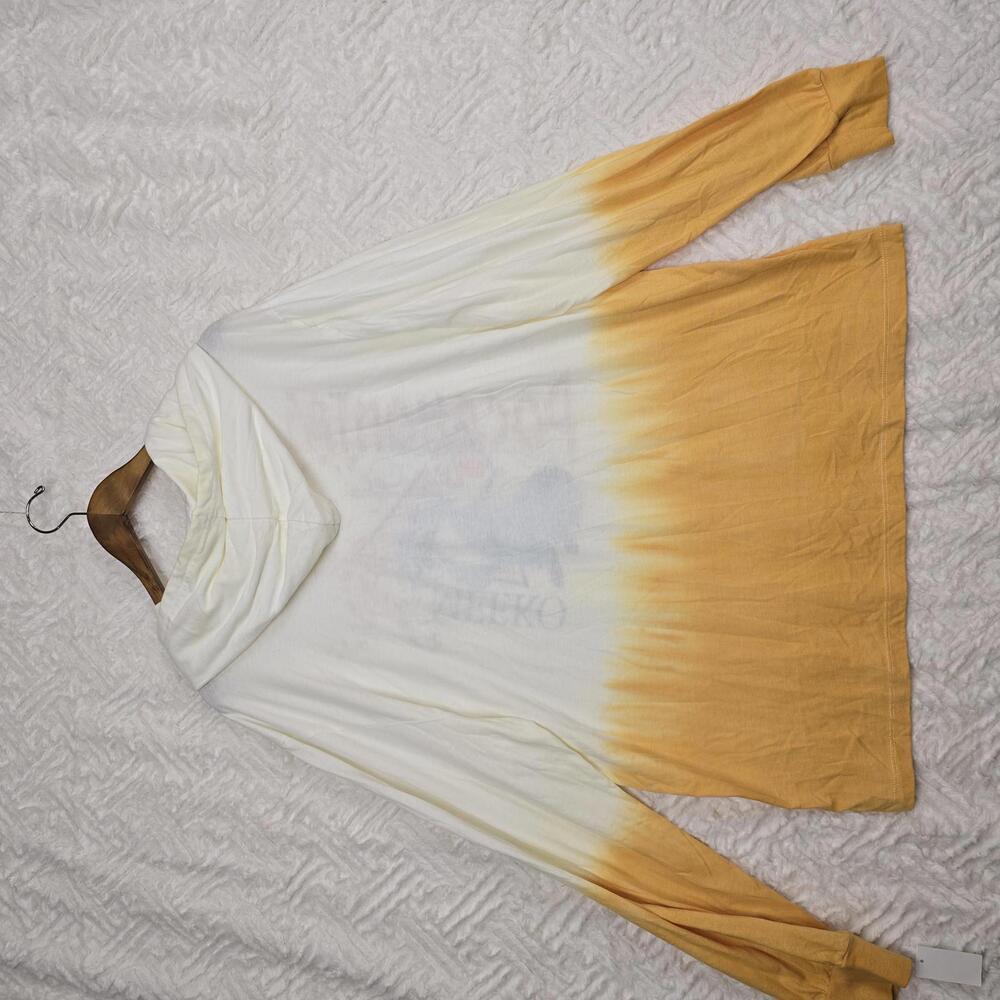 Disney Pocahontas Meeko Raccoon Tie-Dye Hoodie Sweatshirt  Size Large - Picture 4 of 4